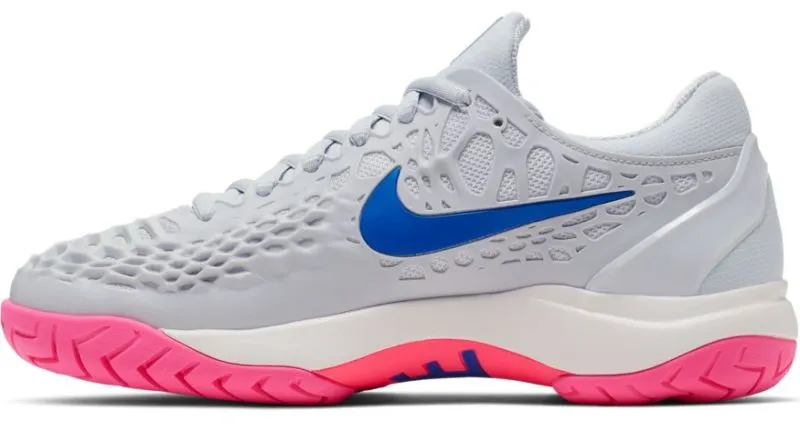 Nike WMNS Air Zoom Cage 3 HC - pure platinum/racer blue