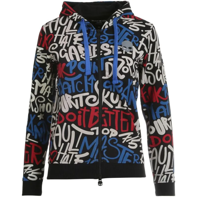 Hydrogen Graffiti FZ Hoodie Kids - black