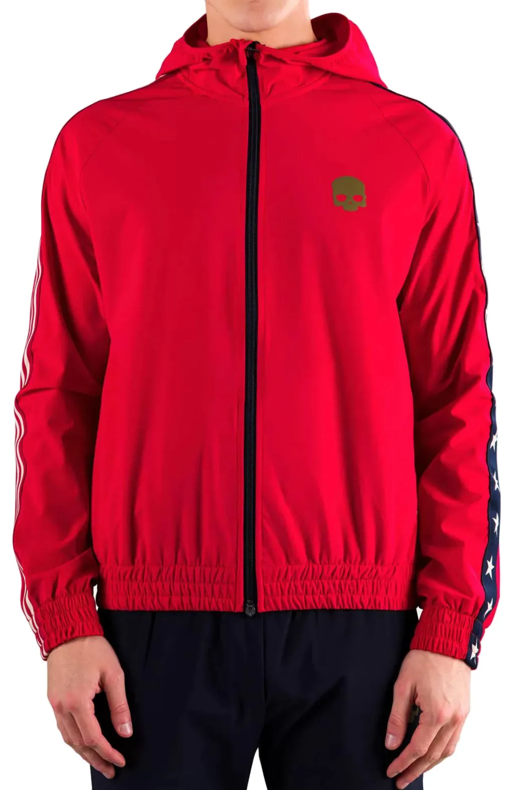 Hydrogen Star FZ Hoodie - red Hydrogen Star FZ Hoodie - red