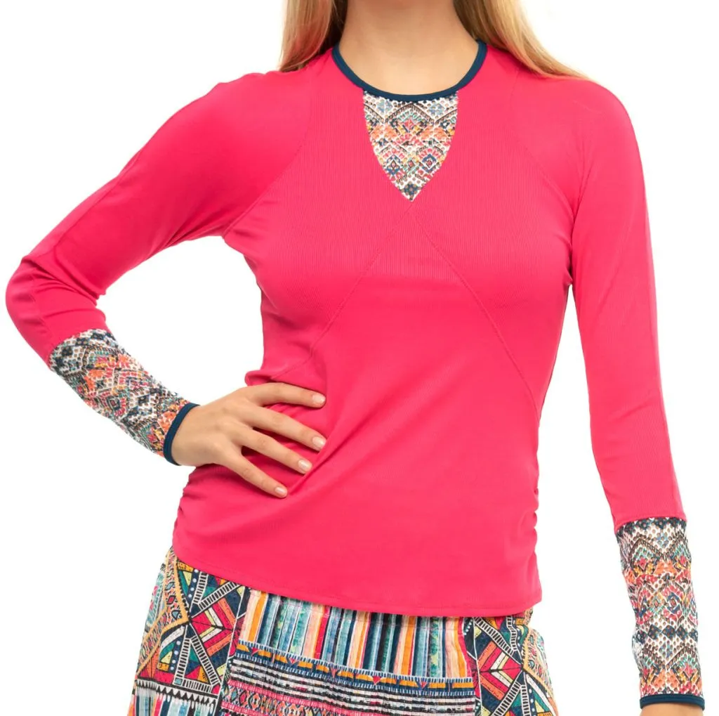 Lucky in Love Pretty in Ink Think Ink L/S - shocking pink Lucky in Love Pretty in Ink Think Ink L/S - shocking pink