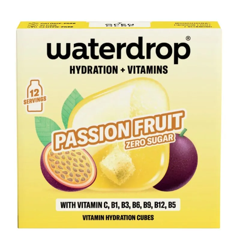 Waterdrop Microdrink Vitamin Hydration Cubes 12P - passion fruit