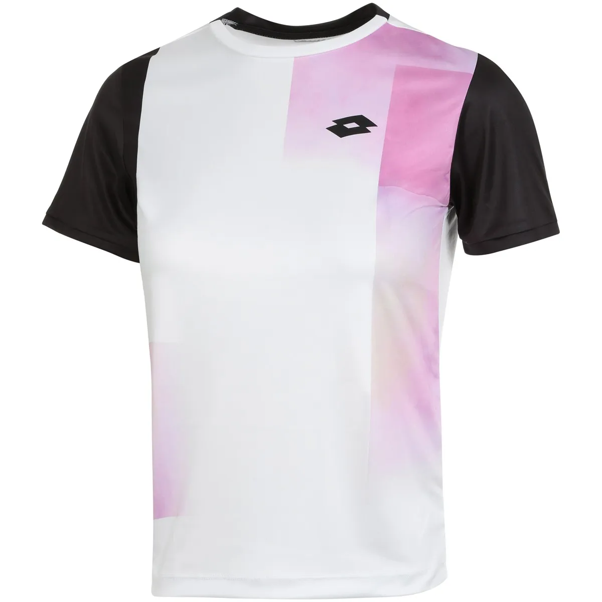 Lotto Top Ten B III Tee PRT1 PL - bright white/all black