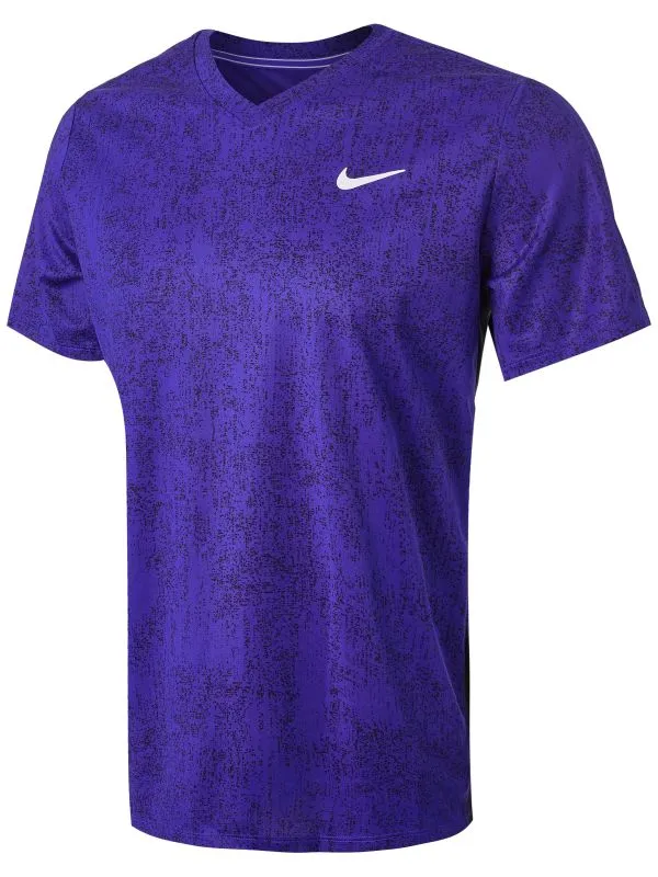 Nike Court Dry Victory Top Print M - concord/black/white