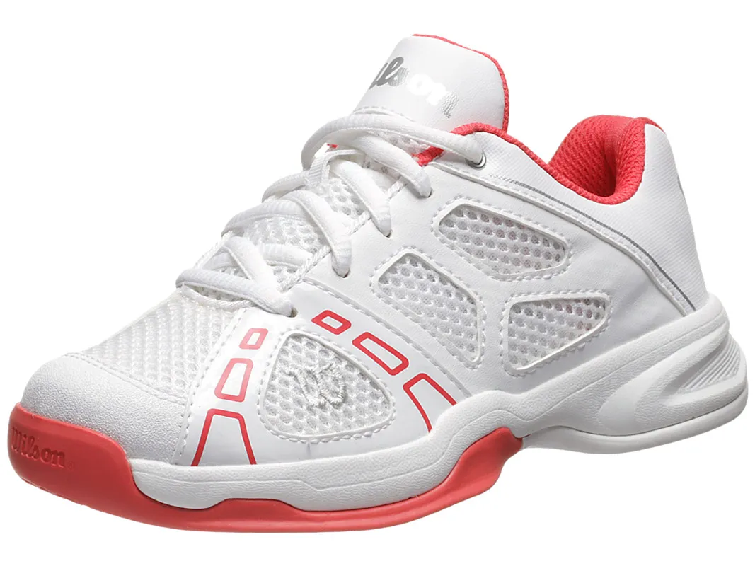 Wilson Rush Pro Junior 2 - white/white/cherry
