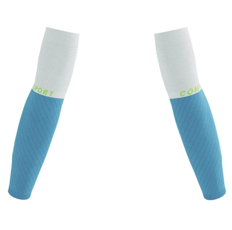 Compressport Armforce - norse blue/neon green