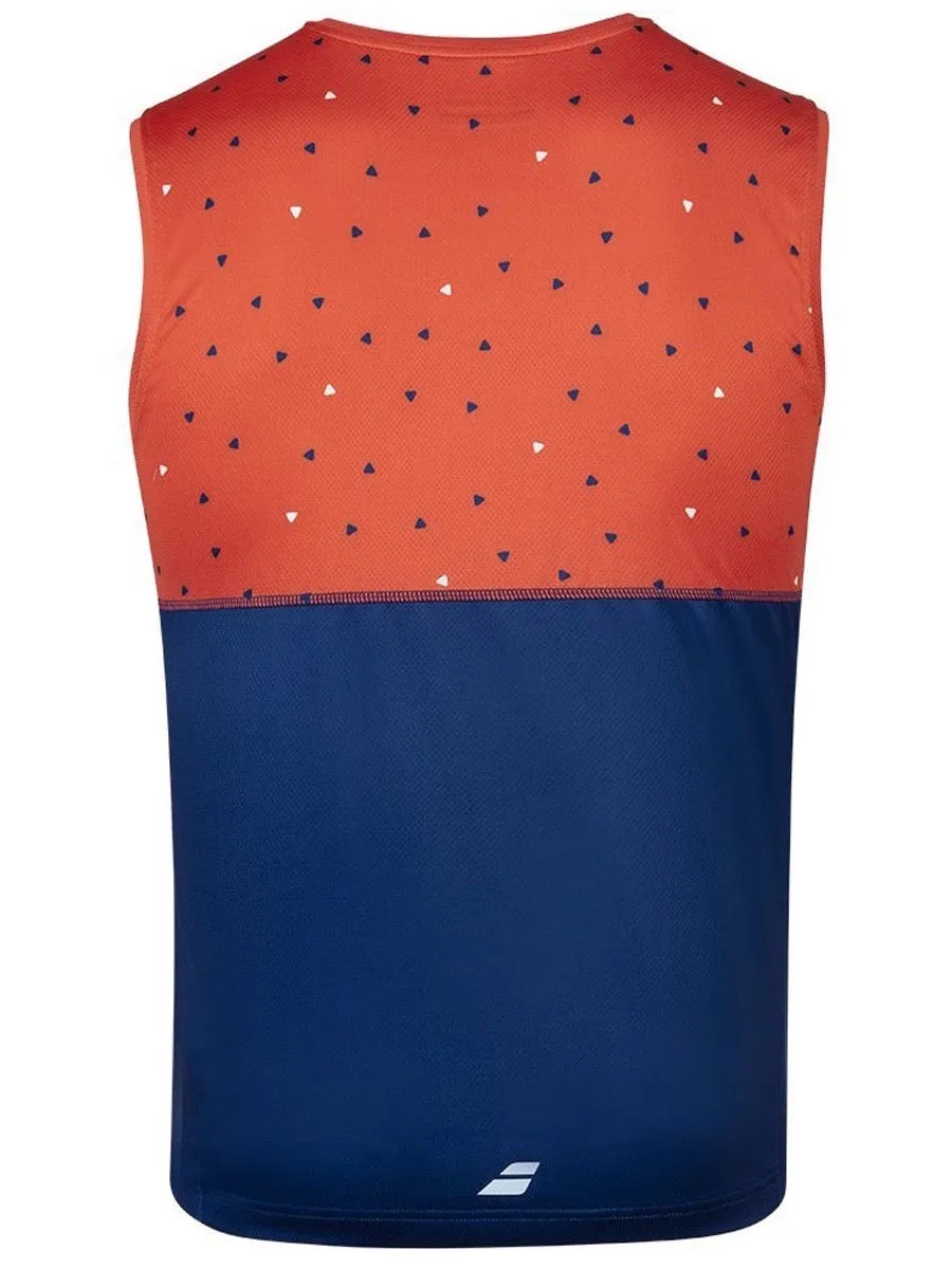 babolat-compete-muscle-tank-men-pureed-pumpkin-blue-2 Babolat Compete Muscle Tank Men - pureed pumpkin/blue