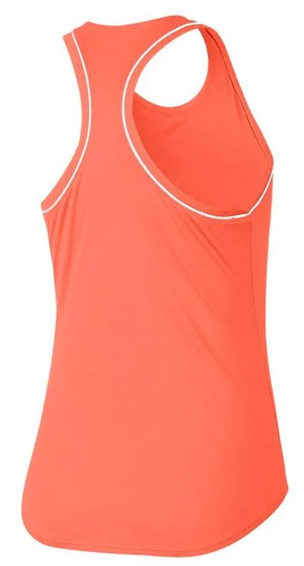 Nike Court Dry Tank - orange pulse/white/white/orange pulse