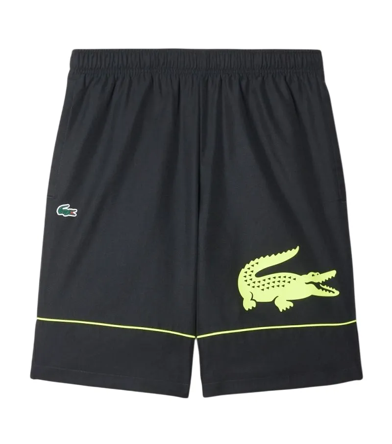 Lacoste Printed Diamond Taffeta - black/flashy yellow