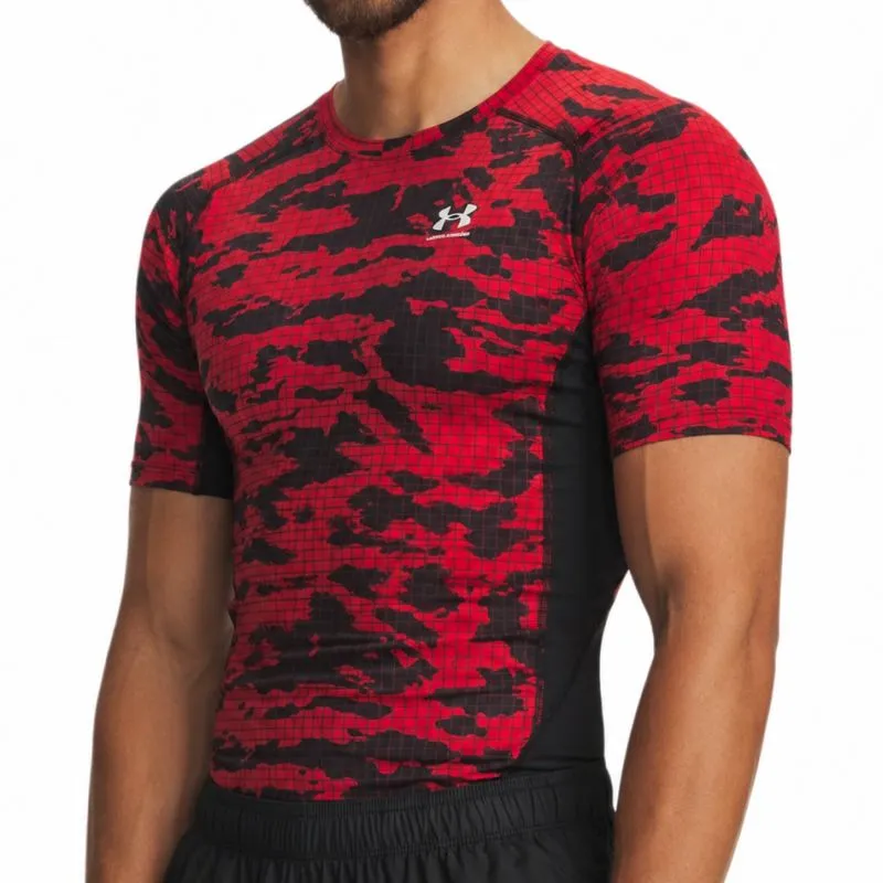 Under Armour HeatGear Printed - black/red/white Under Armour HeatGear Printed - black/red/white