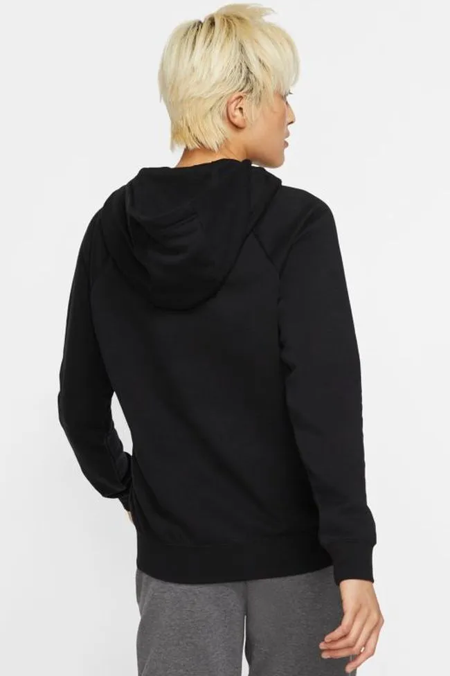Nike Sportswear Essential Hoodie FZ Fleece W - black/white