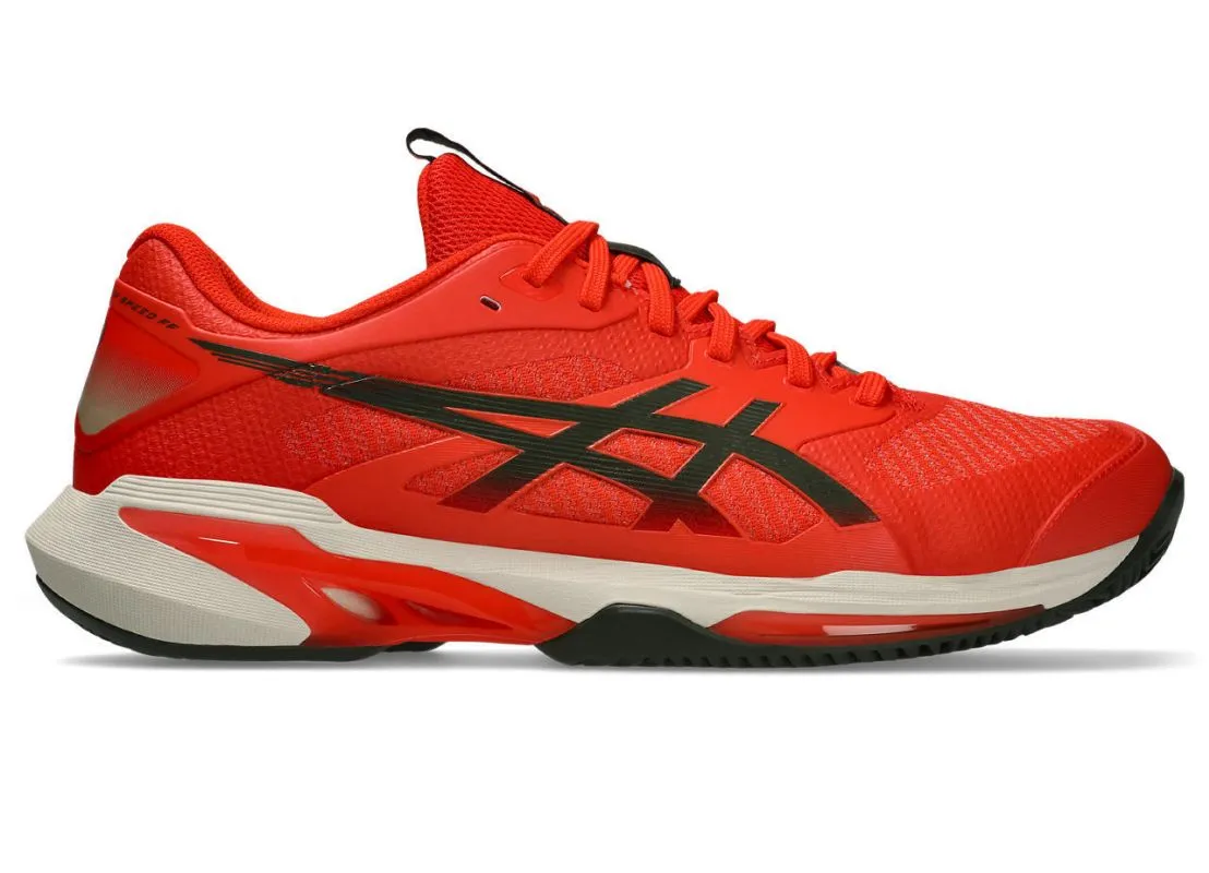 Asics Solution Speed FF 4 Clay - cherry tomato/vintage khaki 