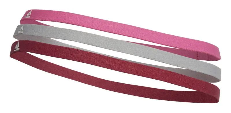 Adidas Hairband 3PP - screaming pink/grey two/wild pink