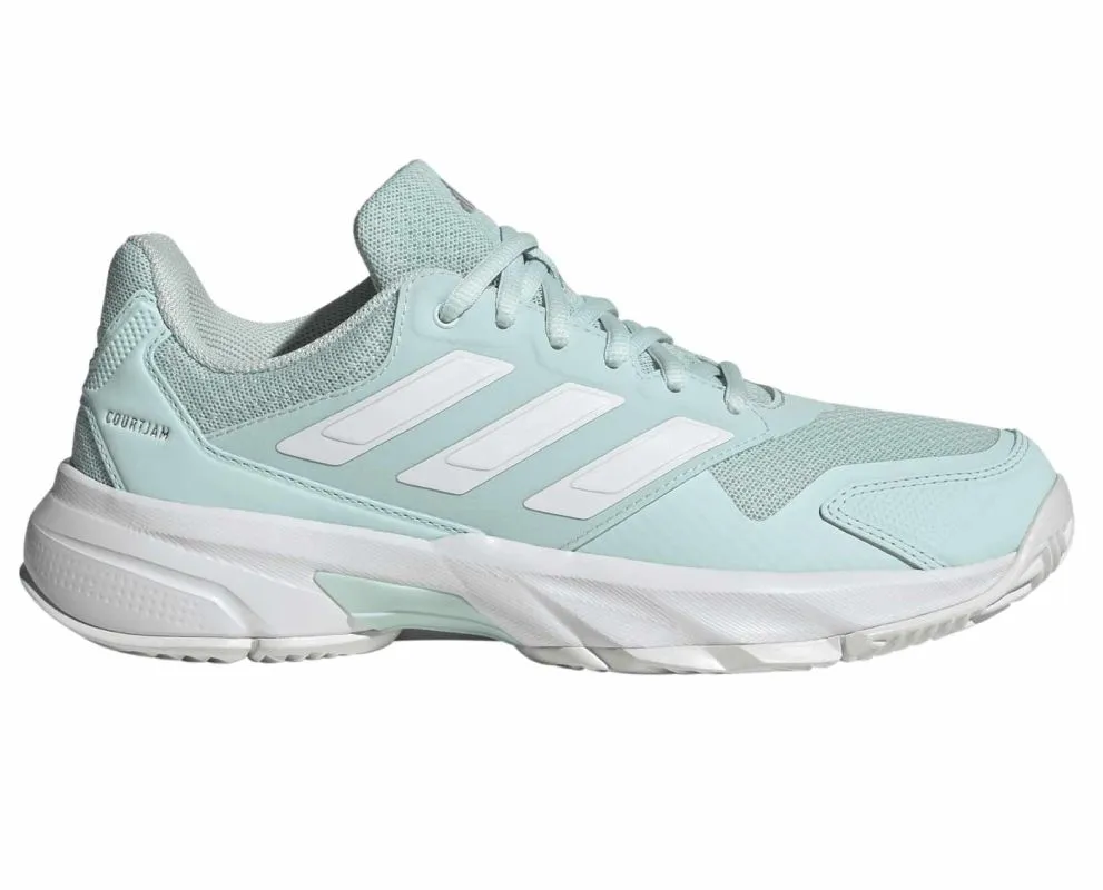 Adidas CourtJam Control 3 W - halo mint/cloud white/silver metallic Adidas CourtJam Control 3 W - halo mint/cloud white/silver metallic