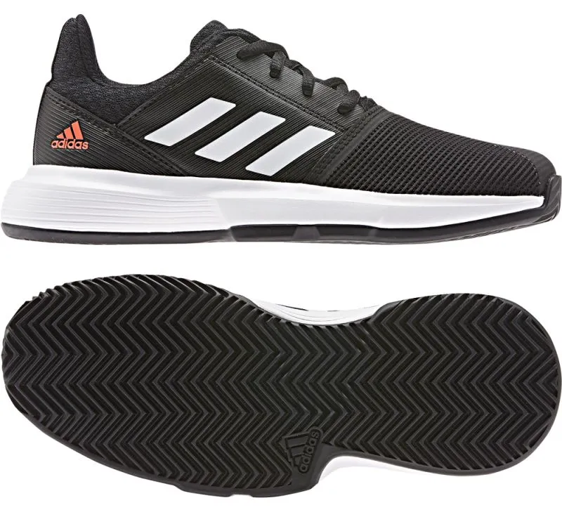 adidas-courtjam-xj-core-black-white-hi-res-coral-3 Adidas CourtJam xJ - core black/white/hi-res coral