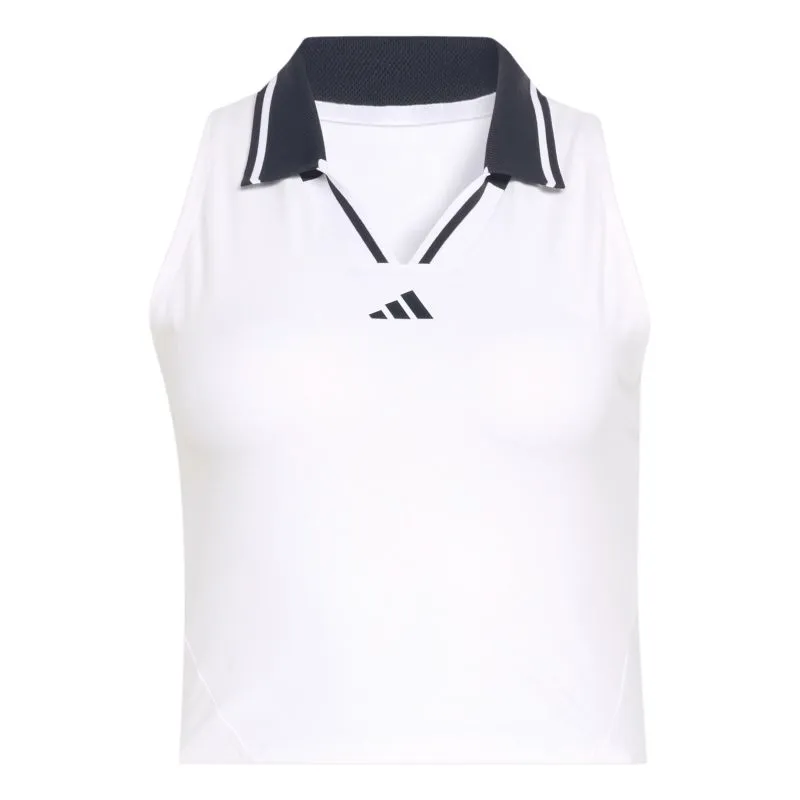 Adidas Tennis Climacool Crop Tank Pro - white