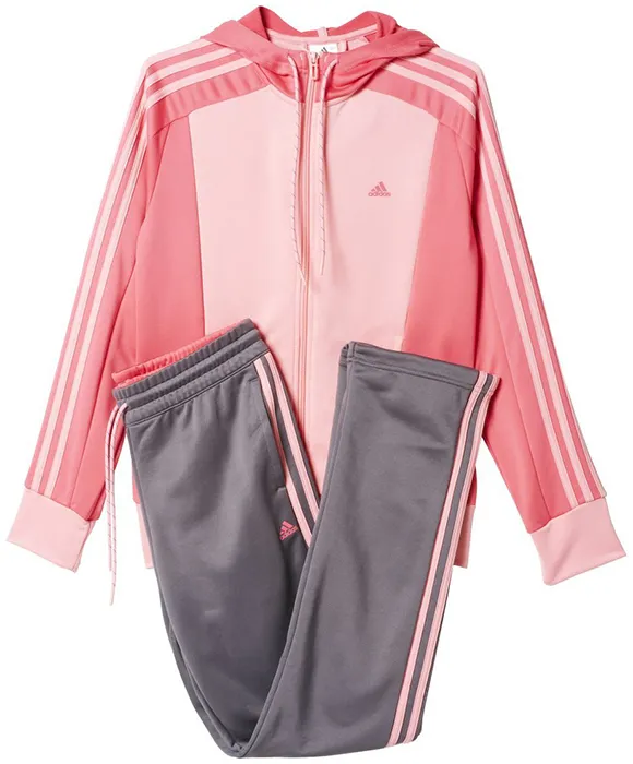 Adidas New Young Knit Tracksuit - super pink/super pop