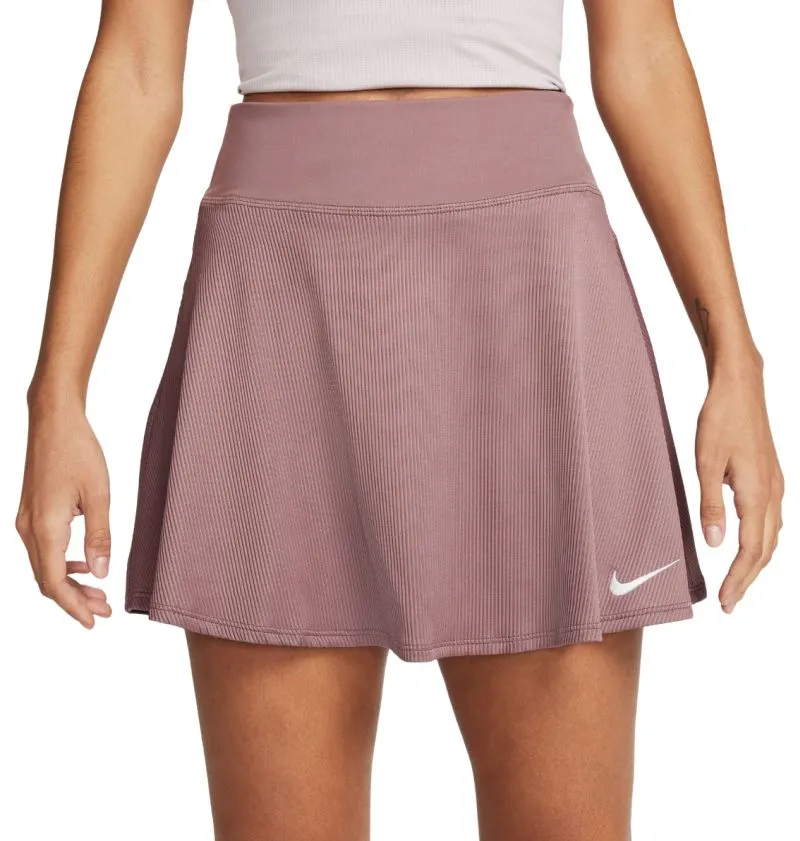 Nike Court Dri-Fit Advantage Skirt - smokey mauve/white
