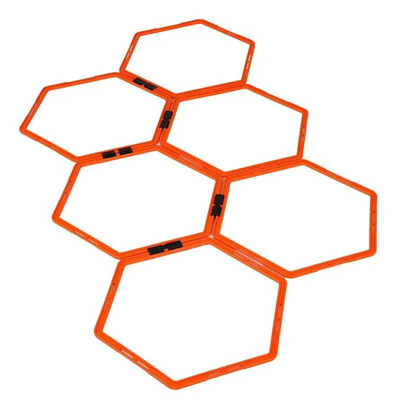 Yakimasport Hexa Hoops Set 6P - orange