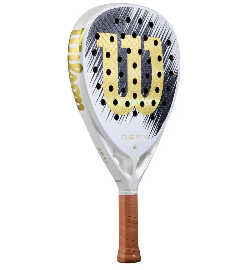 Wilson Defy V1 SE Padel - white/gold