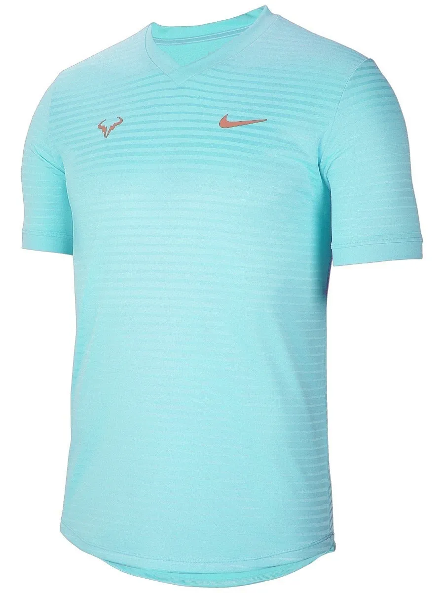 Nike Court M Rafa Challenger Top SS - polarized blue/laser crimson