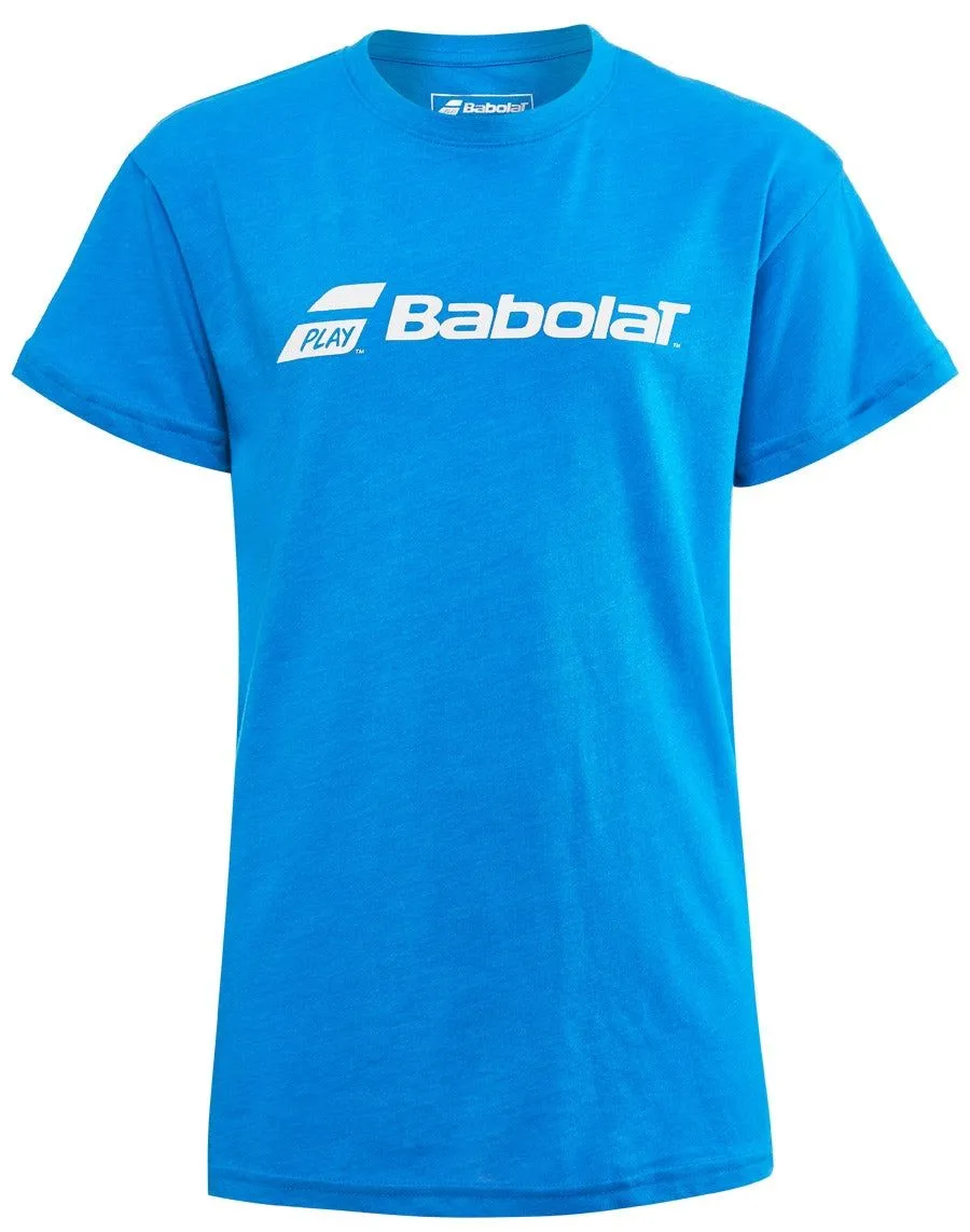 Babolat Exercise Tee Boy - blue aster heather