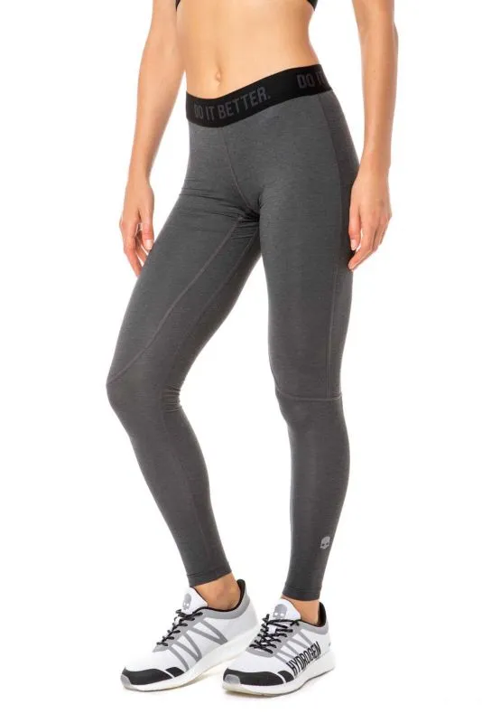hydrogen-printed-leggings-woman-black-melange-2 Hydrogen Printed Leggings Woman - black melange
