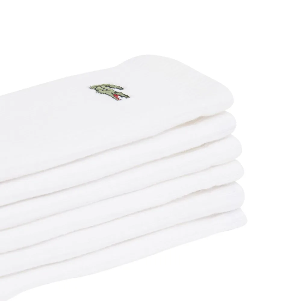 Lacoste Long Ribbed 3P - white