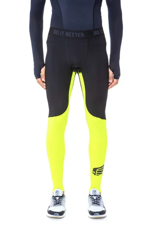 Hydrogen Wing Skull Leggings Man - fluo yellow Hydrogen Wing Skull Leggings Man - fluo yellow
