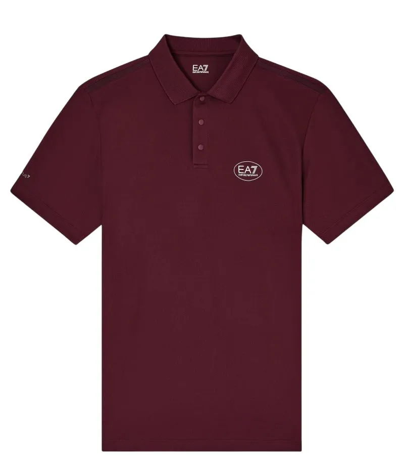 EA7 Tennis Pro Shirt - bordeaux 
