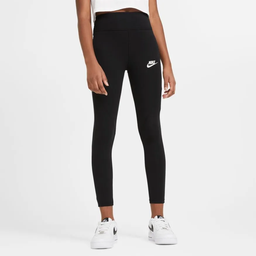 Nike Sportswear Favorites Graphix High-Waist Legging G - black/white