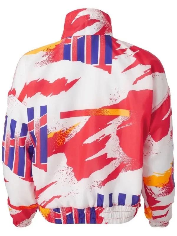 Nike Court Women Jacket New York - white/solar red/citrus/ultramarine