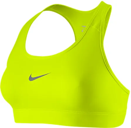 Nike Pro Bra - volt/cool grey