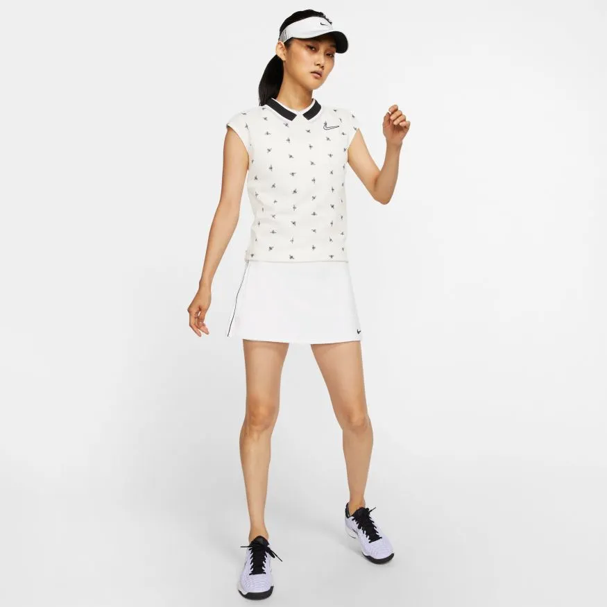 Nike Court Dry Skirt - white/black/white/black