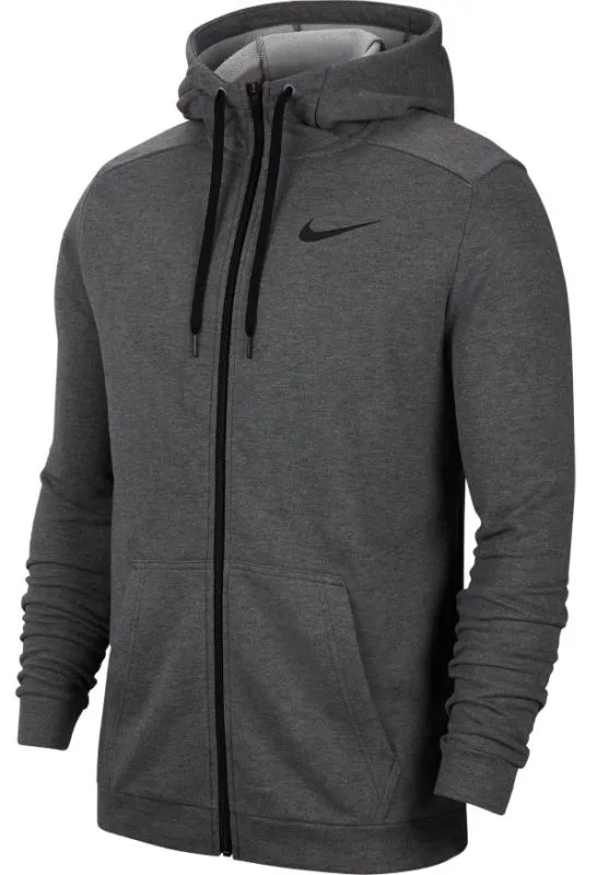 Nike Dry Hoodie FZ Fleece - charcoal heather/black