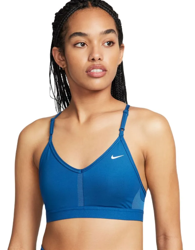 Nike Indy Bra V-Neck - court blue/court blue/court blue/white