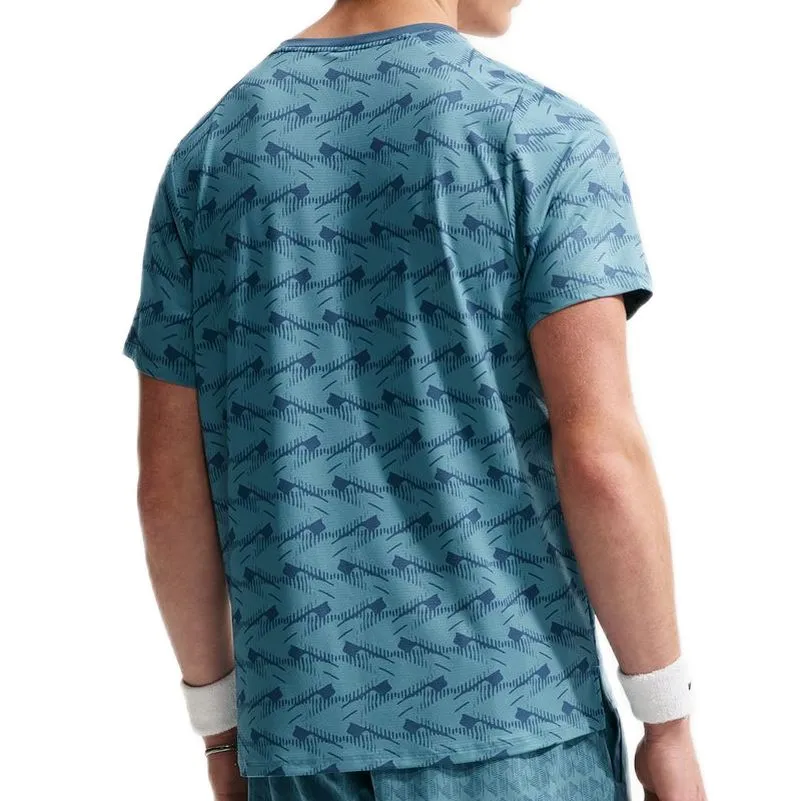 Nike Court Dri-Fit Advantage Print - new slate/white