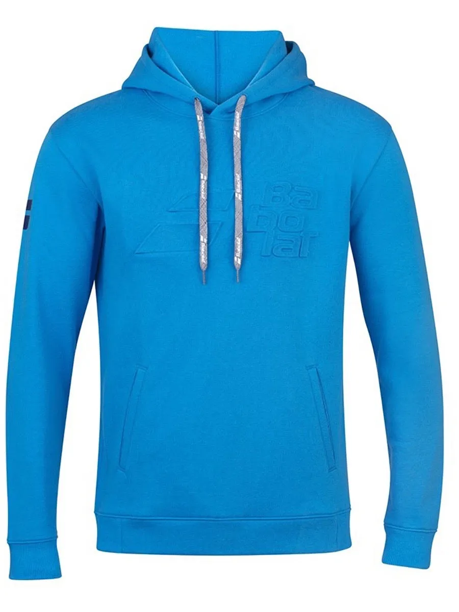 babolat-exercise-hood-sweat-men-blue-aster-1 Babolat Exercise Hood Sweat Men - blue aster