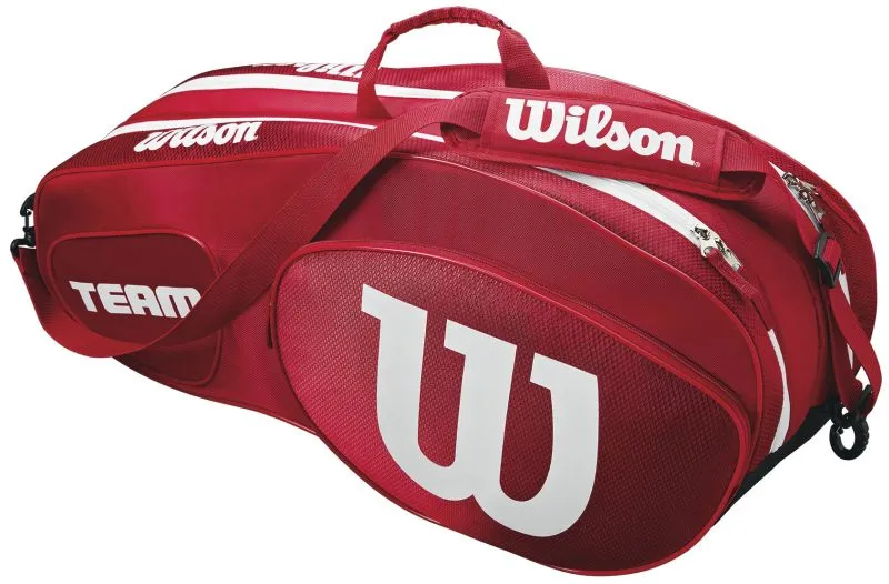 Wilson Team III 6 Pack Bag - red/white