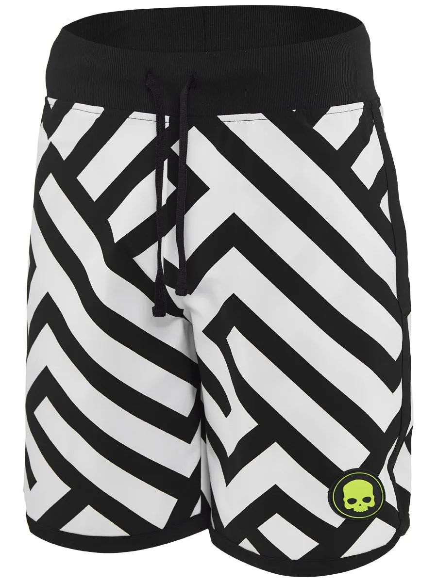 Hydrogen Tech Labyrinth Shorts - white/black