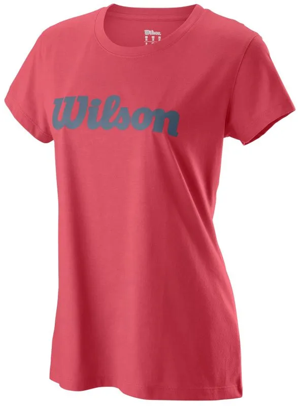 Wilson W Script Tech Tee II - holly berry