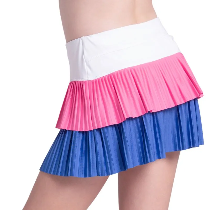 Lucky in Love Sunset Spin Doubles Pleated - multicolor