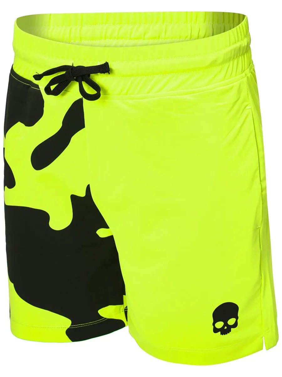 Hydrogen Tech Camo Shorts - fluo yellow
