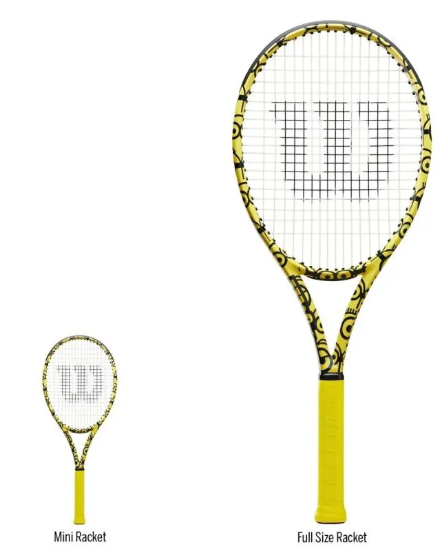 Wilson Ultra 100 Mini Racquet - black/yellow