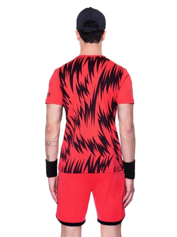 Hydrogen Scratch Tech Tee Man - red