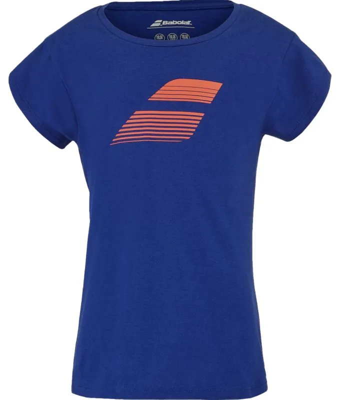 4GS25444-Exercise_Cotton_Tee-4118-1-Face-Photoroom Babolat Exercise Cotton Girl