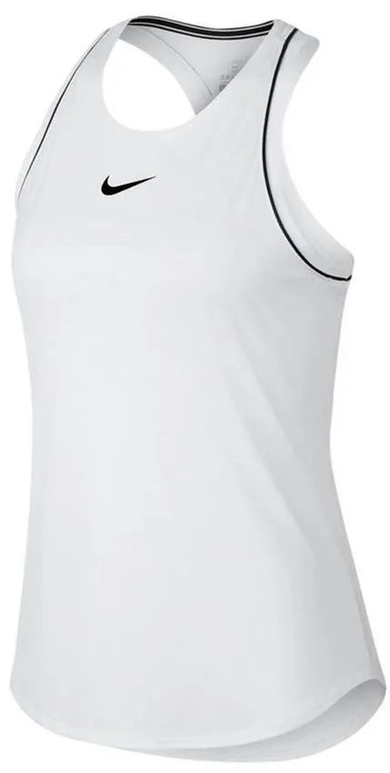 Nike Court Dry Tank - white/black