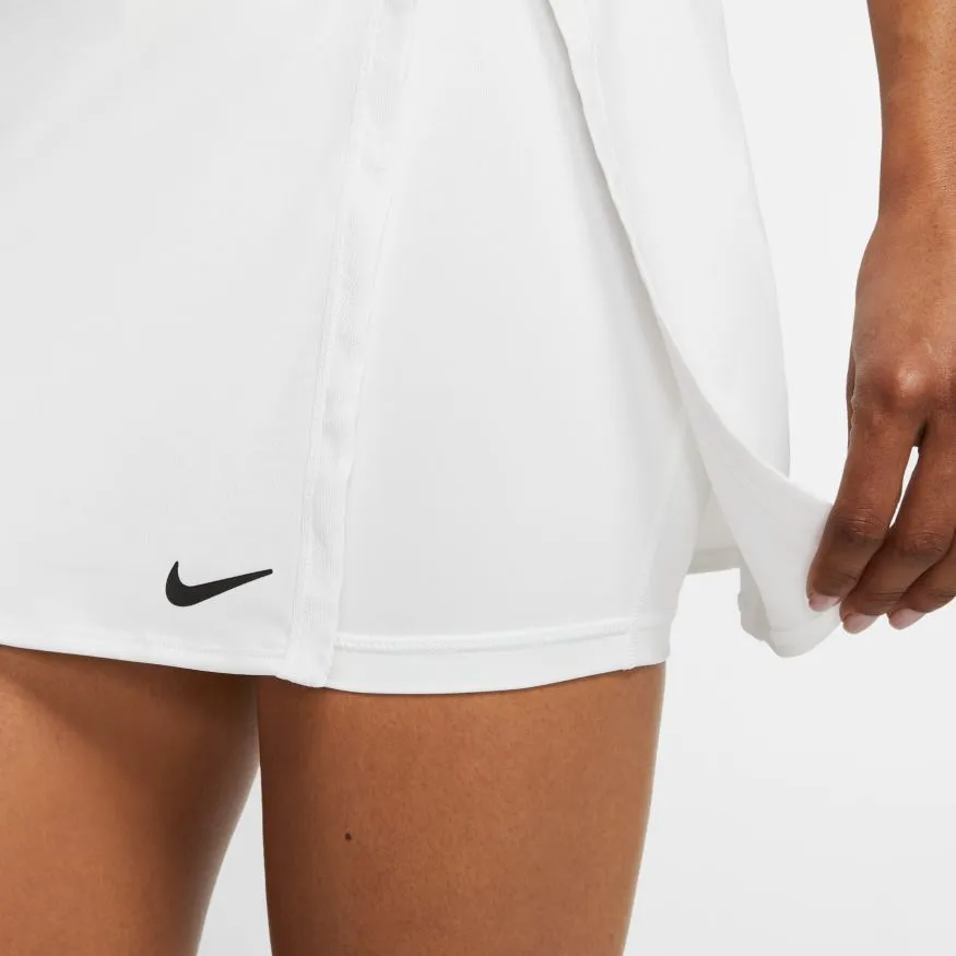 Nike Court Dry Elevated Essential Street Skirt W - white/white/black