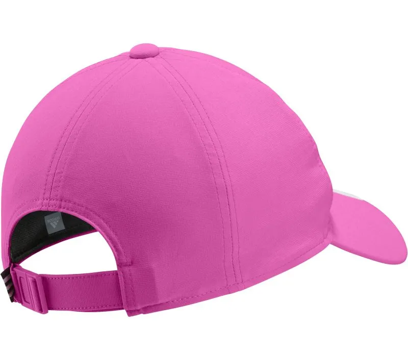 Adidas Aeroready 3-Stripes Baseball Hat - screaming pink/white/white