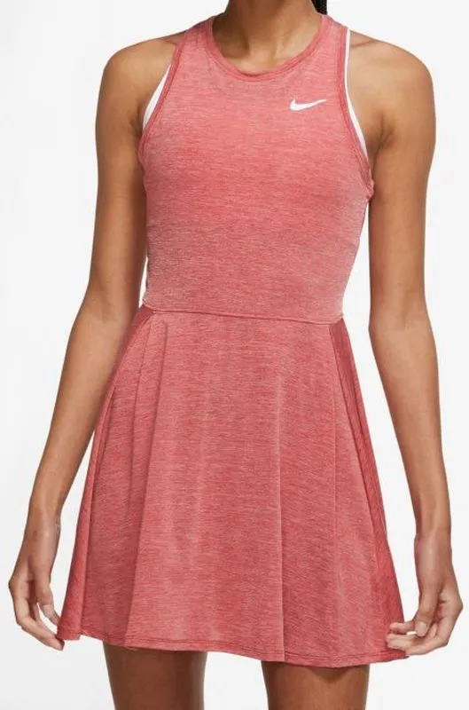 Nike Court Dri-Fit Advantage Dress W - university red/white