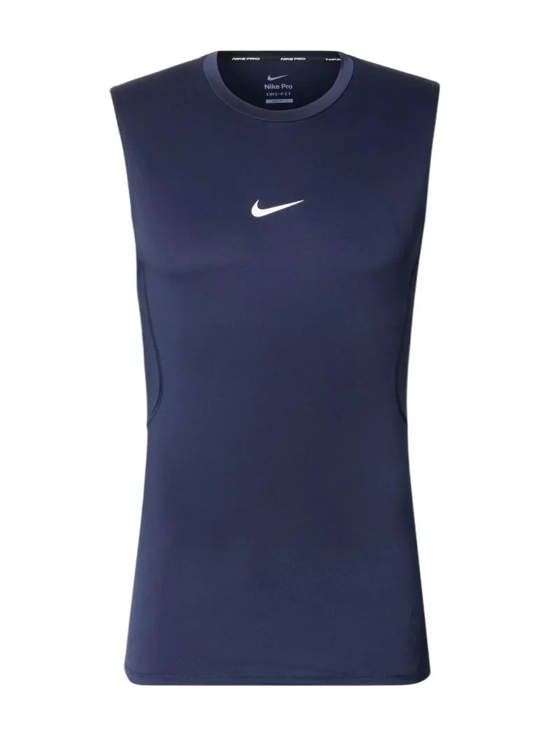 Nike Pro Dri-Fit Tight Sleeveless Fitness - obsidian/white